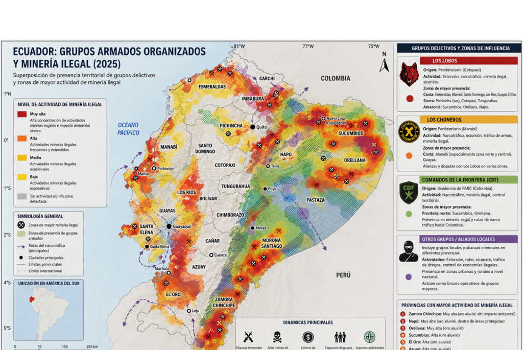 Mapa 6: elaboración propia tomado de los datos recogidos de Policía Nacional (2025), FF. AA (2025).